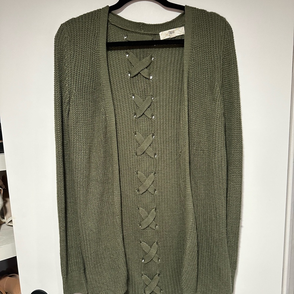 Green sweater